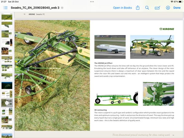 New Krone TC 760 Plus rake 370555269