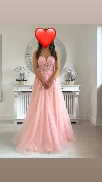 Floral Pink Dress Ireland Ball Gown Pink Quiz Debs Dresses Ireland TY Ball  Dresses Ireland Pure