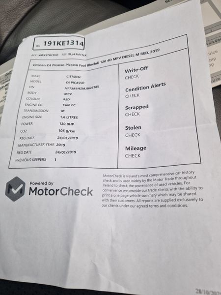 Grand Picasso 7 SEAT, NCT , 2 YR WARRANTY, FINANCE 370959502