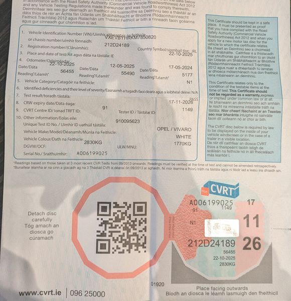 Opel Vivaro LOW KMS/ INC VAT/ NEW DOE 11/26 371239500