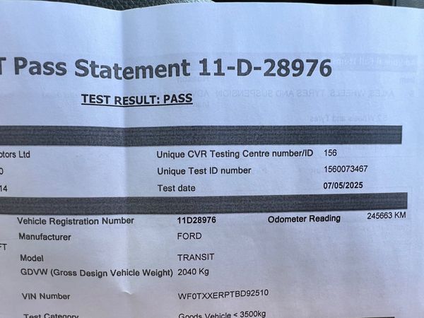 Ford Transit 2011 SWB 1.8 TDCI 75PS 5DR 371307589