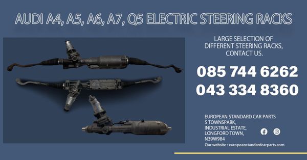 AUDI A4, A5, A6 , A7, Q5 ELECTRIC STEERING RACKS! 371555609