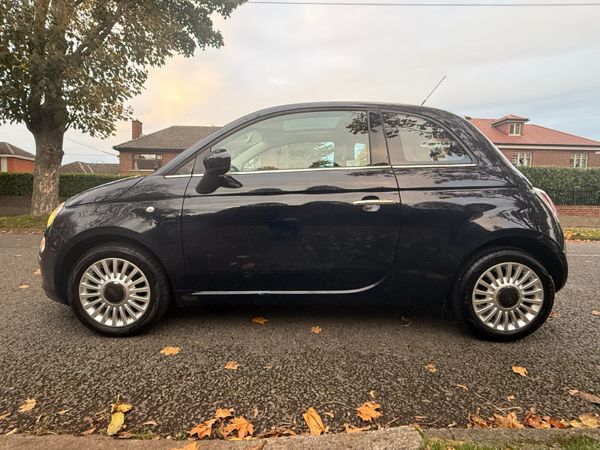 Stunning Navy Lounge Ed Fiat 500 panoramic sunroof 371594303