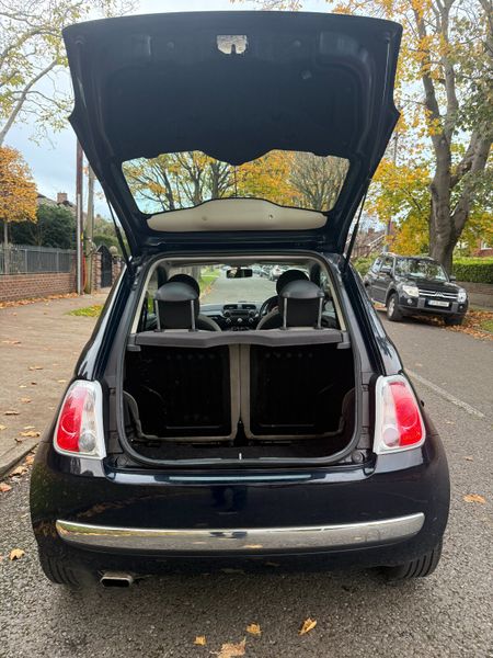 Stunning Navy Lounge Ed Fiat 500 panoramic sunroof 371594382