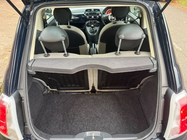 Stunning Navy Lounge Ed Fiat 500 panoramic sunroof 371594401