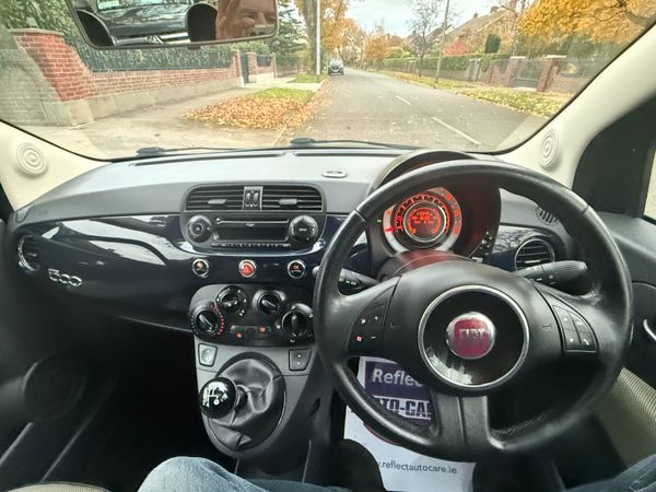 Stunning Navy Lounge Ed Fiat 500 panoramic sunroof 371594434