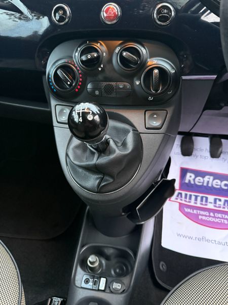 Stunning Navy Lounge Ed Fiat 500 panoramic sunroof 371594493