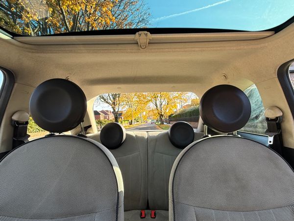 Stunning Navy Lounge Ed Fiat 500 panoramic sunroof 371594515