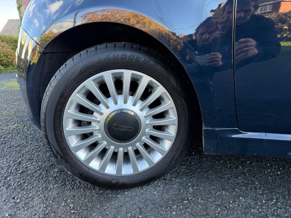 Stunning Navy Lounge Ed Fiat 500 panoramic sunroof 371594526