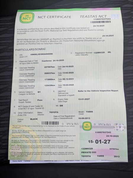 Toyota Yaris 1.0L /NEW NCT 01/27 372045817