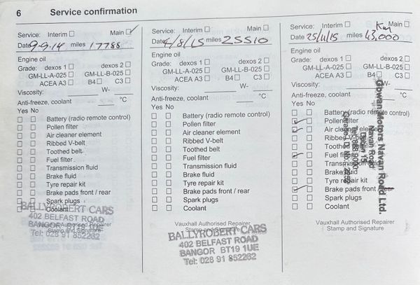 2012 Vauxhall Astra 2.0D Nct 01/27 Tax 12/25 372140748