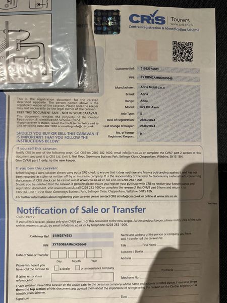 ✨STUNNING ADRIA AVON 6 BERTH TRIPPLE BUNKBED✨ 372975709