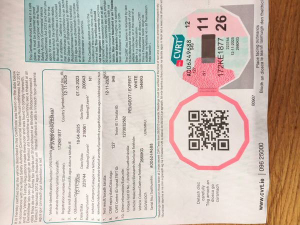 PEUGEOT EXPERT MPV,NEW CVRT 11/11/2026 373692030