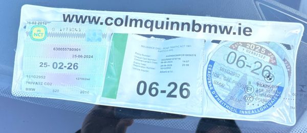 2016 BMW 520 FULL SERVICE HISTORY 373713362