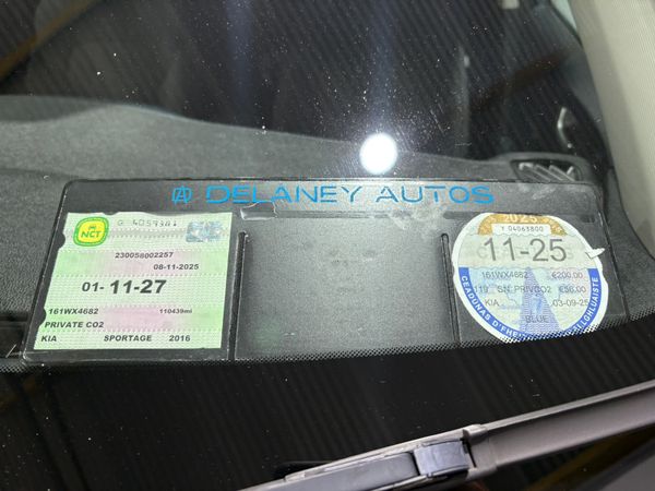 2016 Kia Sportage 1.7 CRDi 114 Bhp NCT 11/2027 373731145