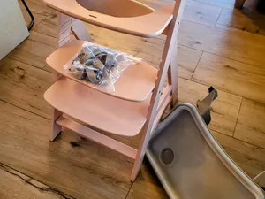 Hauck wooden shop high chair aldi