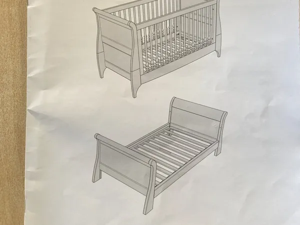 Mamas and papas orchard 2025 sleigh cot bed instructions