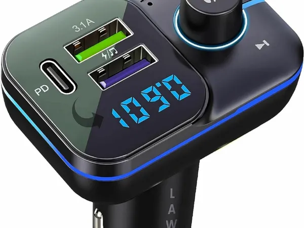 Hoco E41 Dual Usb Car Charger Bluetooth Fm Transmitter for sale