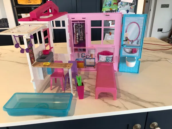 New barbie doll house set deals