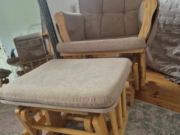 Babylo glider and stool for sale in Westmeath for €70 on DoneDeal