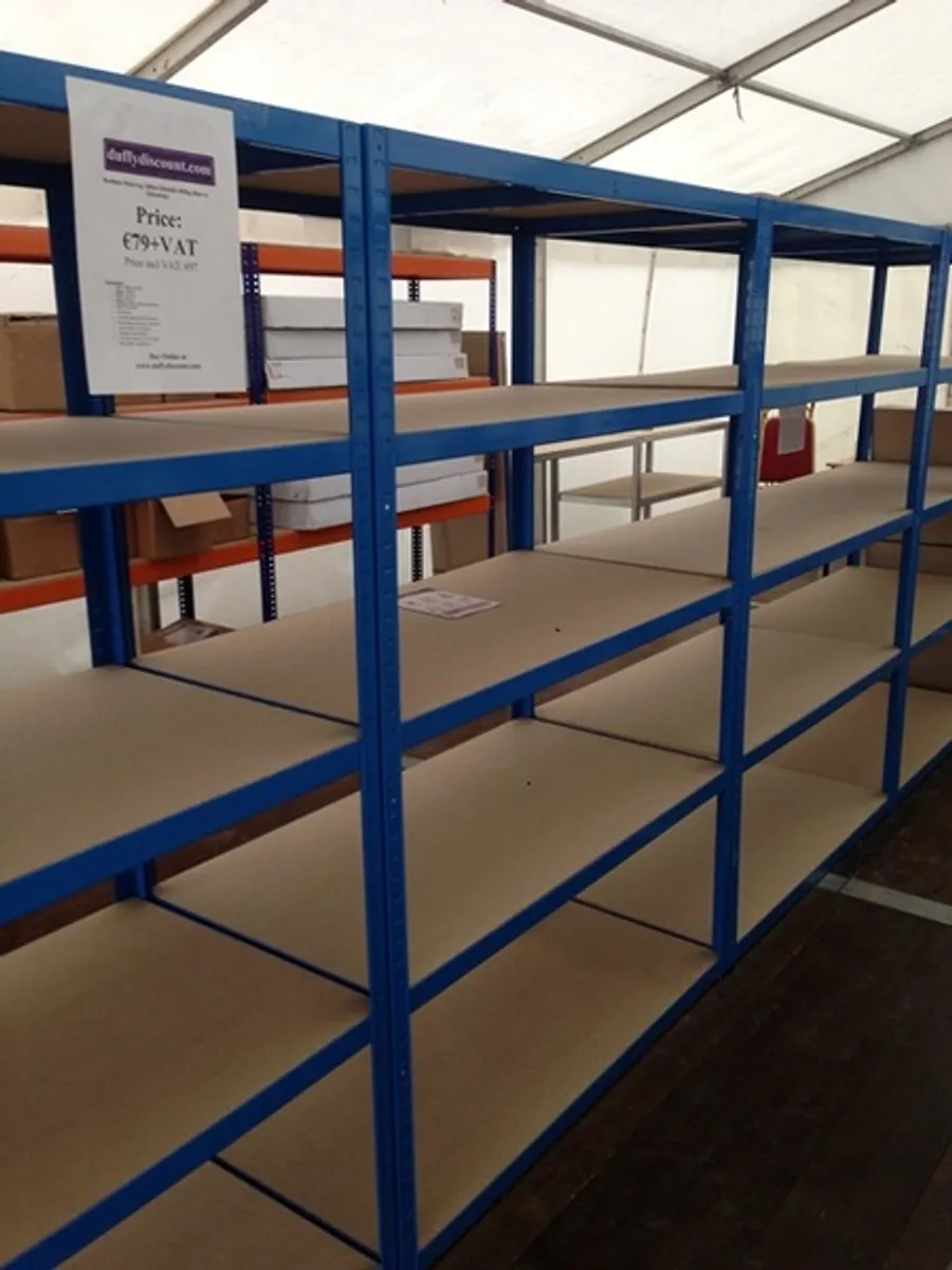 10 BAY SHELVING 1800X1200X600 Blue