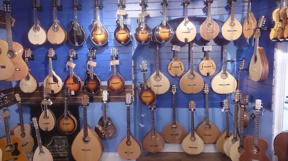 Mandolins,Mandolas,Mandocellos & Bouzoukis