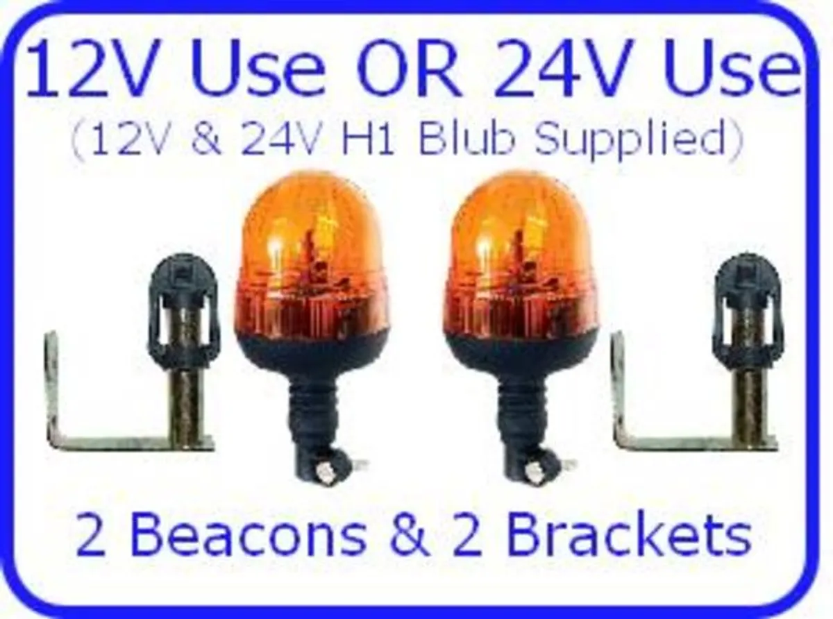 Pair of Beacons & Brackets Offer - Image 1