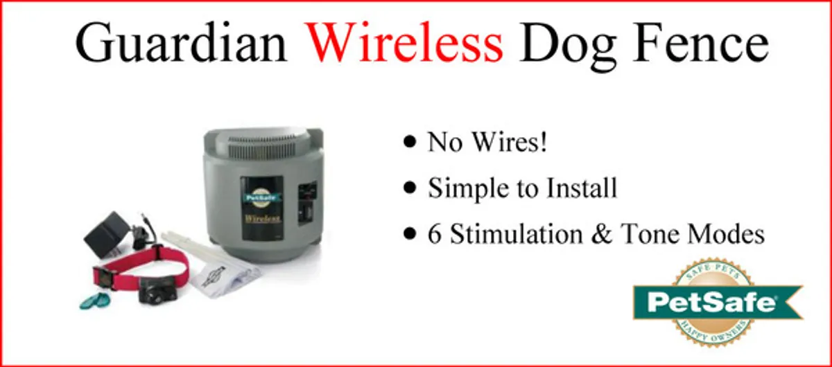 Guardian wireless dog store fence