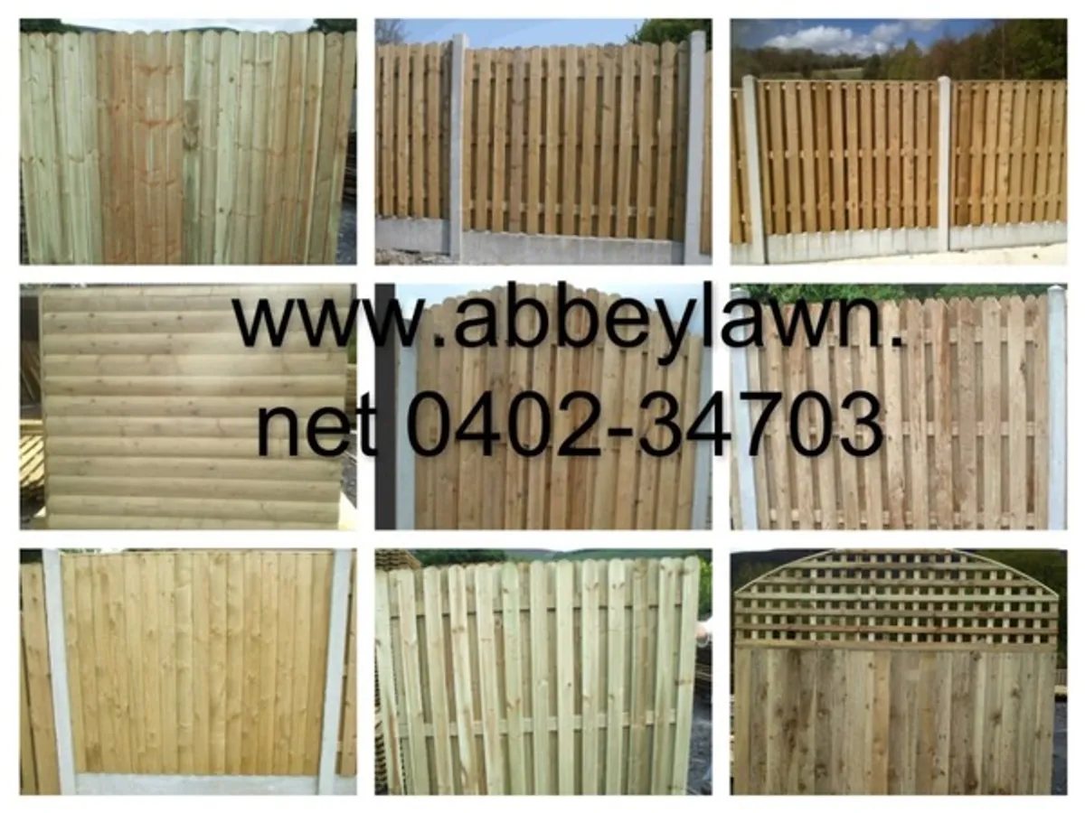 Timber Fencing Panels from €26 each - Image 2