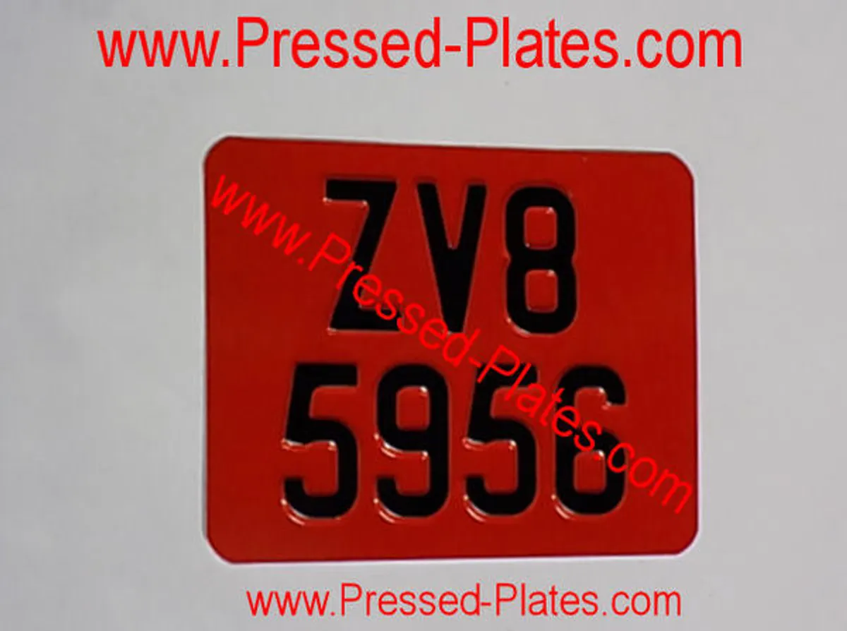 Motorcycle Pressed Number Plates at NowPlates. com - Image 3