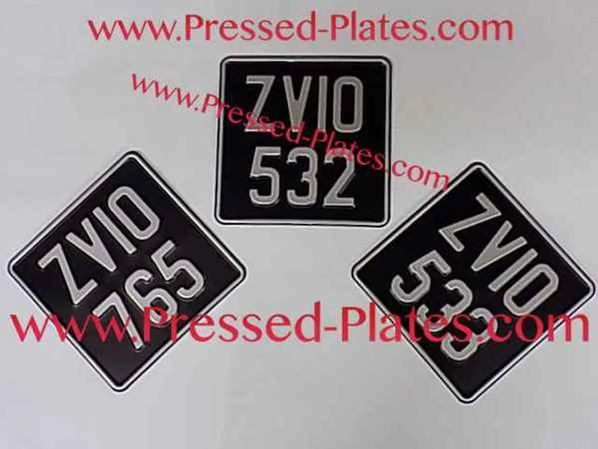 Motorcycle Vintage Plates at NowPlates com