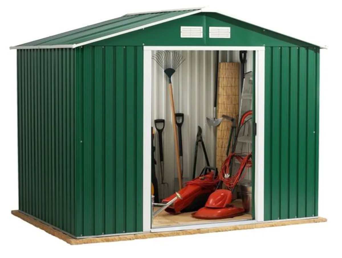 10FT X 12FT Metal Garden Shed - Image 1