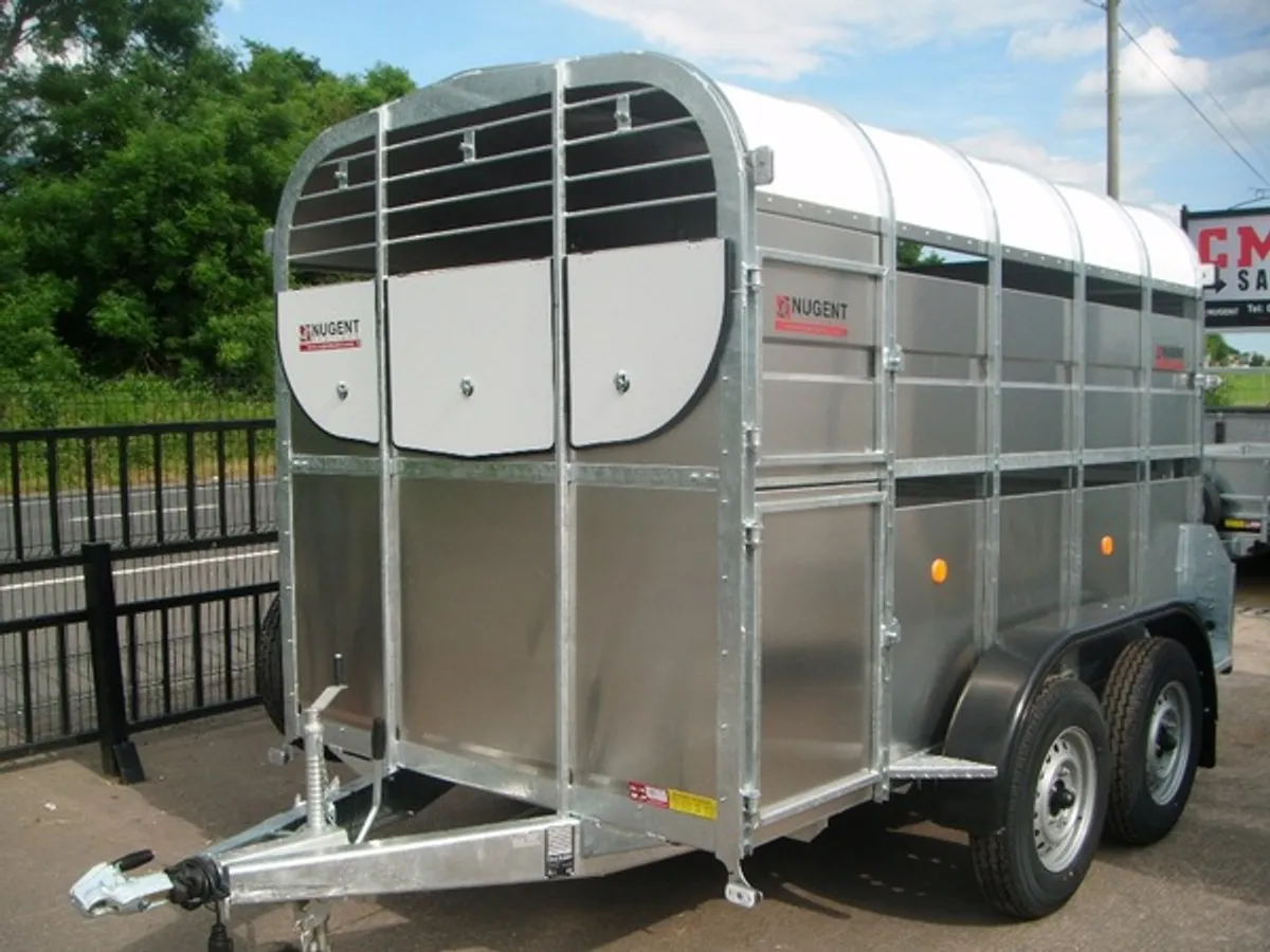 New Nugent Livestock Trailers. FINANCE AVAILABLE - Image 1