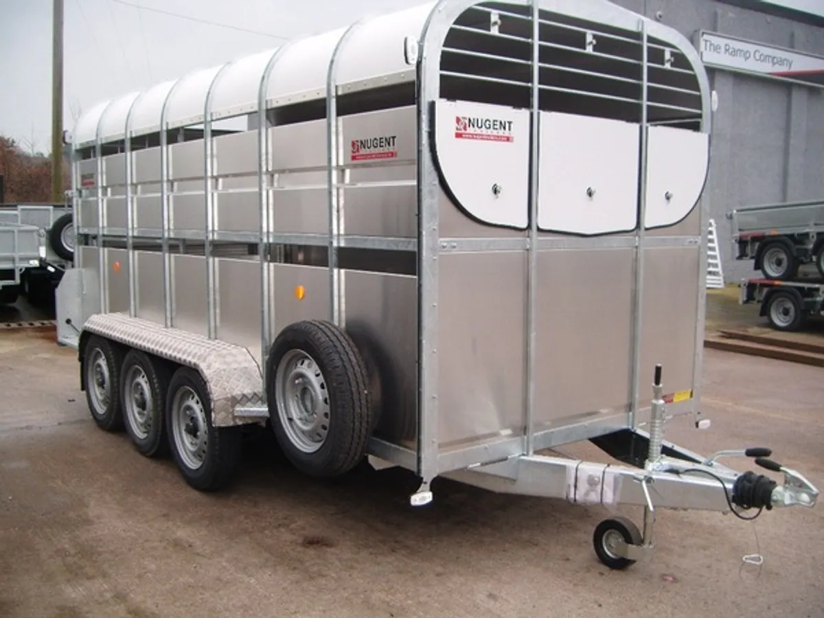 New Nugent Livestock Trailers. FINANCE AVAILABLE - Image 2