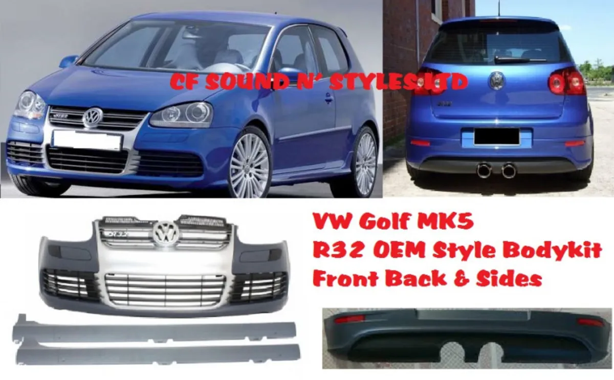 VW Golf Mk 5 R32 Bumpers & Bodykits ALL OEM Fit