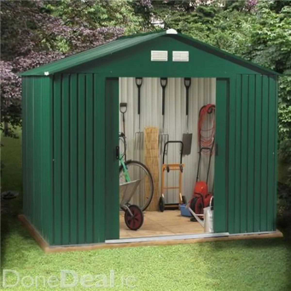 metal garden shed