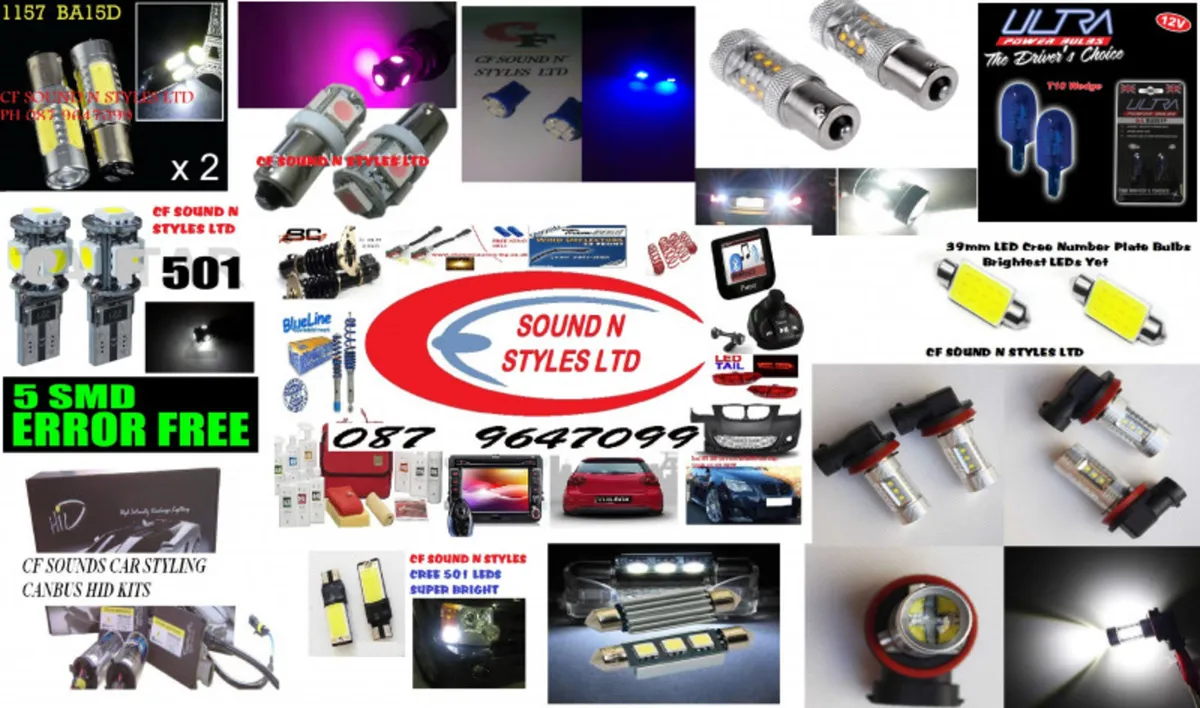 Error Free CANBUS HID KITS LED XENON