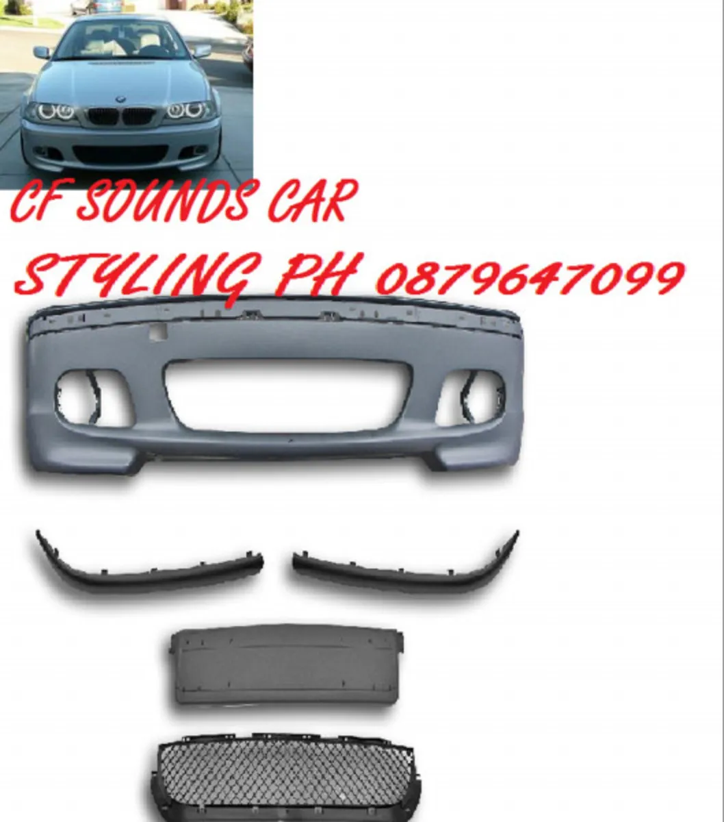 BMW E36 M3 Bumpers incl Evo Lip - Image 4