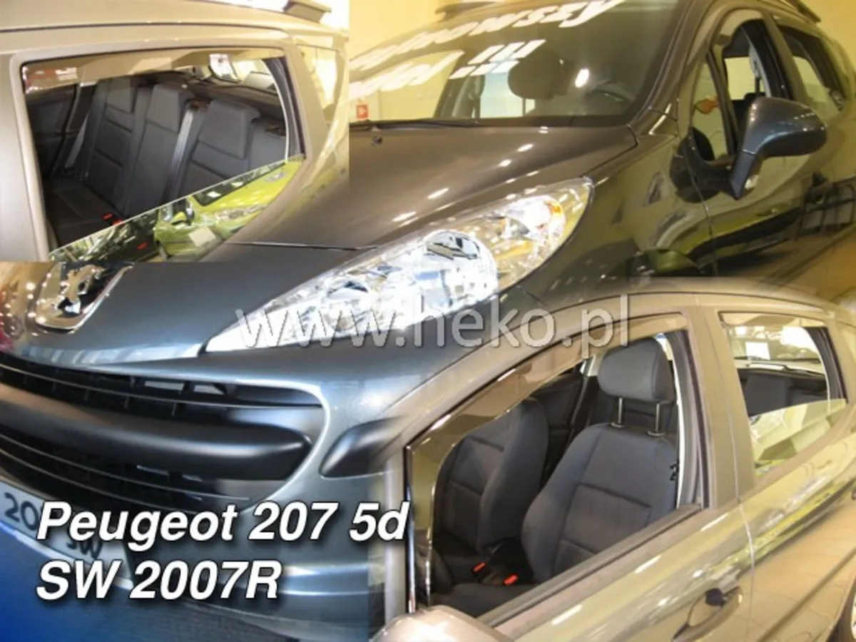Heko Tinted Wind Deflectors Vans 4x4's SUVs - Image 2