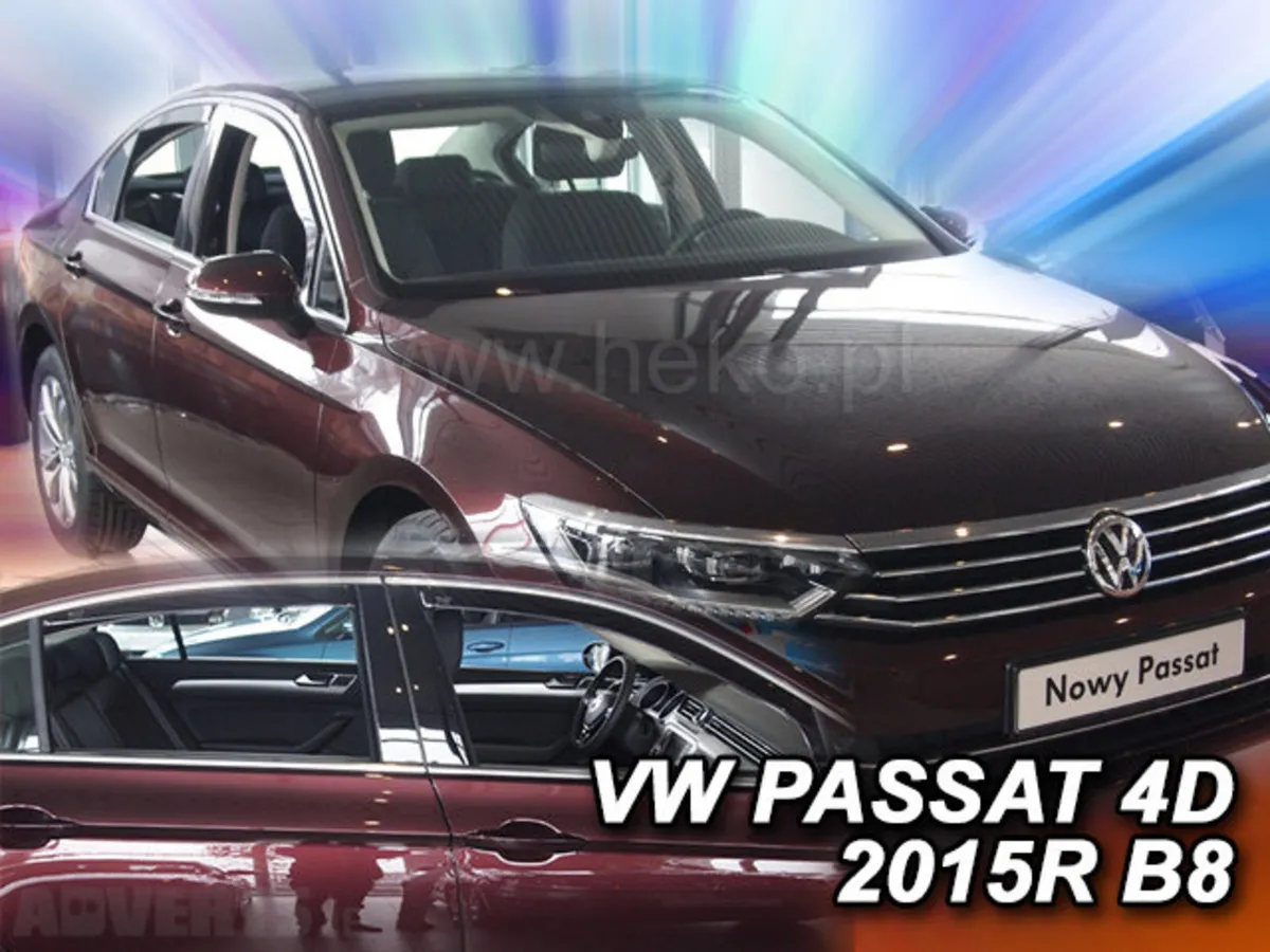 Heko Tinted Wind Deflectors Vans 4x4's SUVs - Image 3