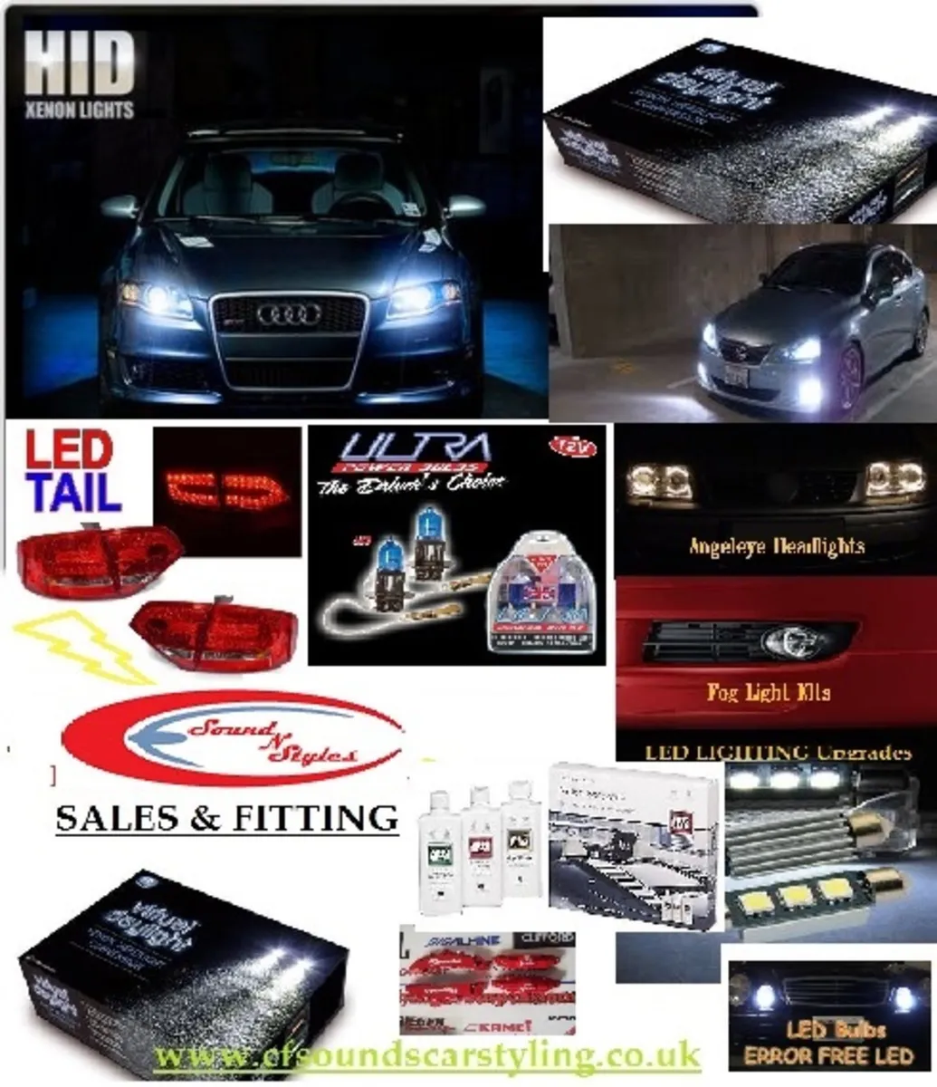 HID XENON LIGHT KITS LED FITTING SERVICE