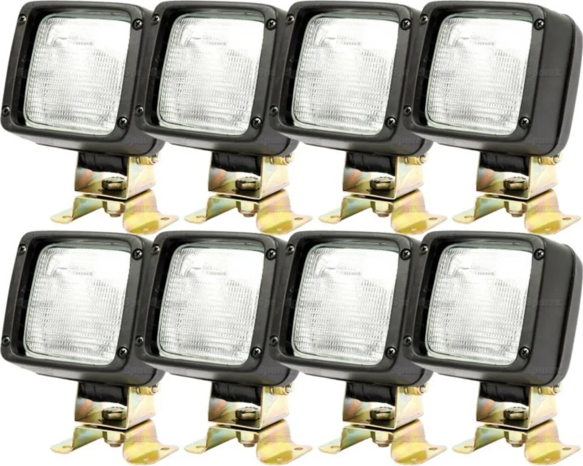 *Pack OF 8* Square Work Lamp H3 12V - Image 1