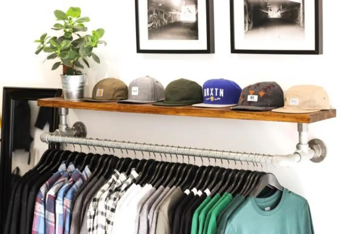 Custom  Steel Clothes Rails - Easy Install - Image 3