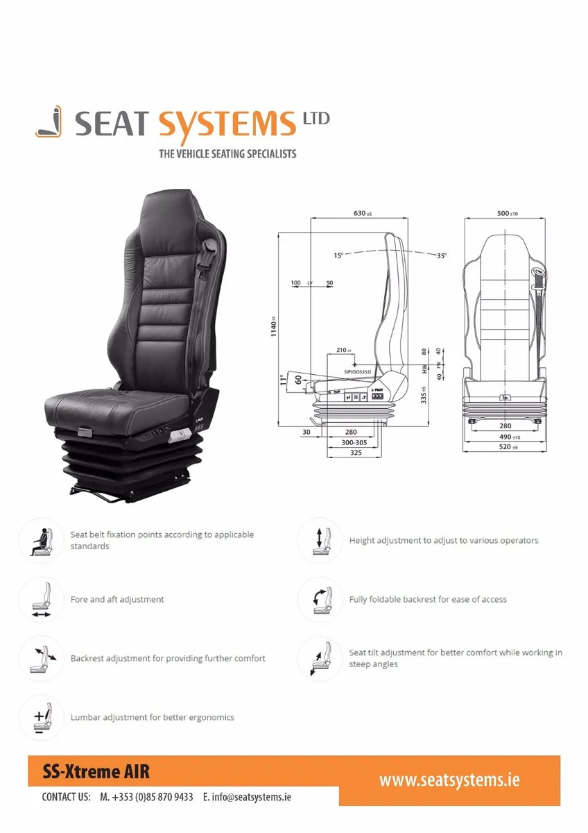 TRUCK SEATS & SEAT SPARES - ALL MAKES! - Image 2