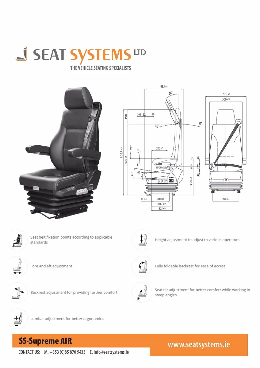 TRUCK SEATS & SEAT SPARES - ALL MAKES! - Image 1