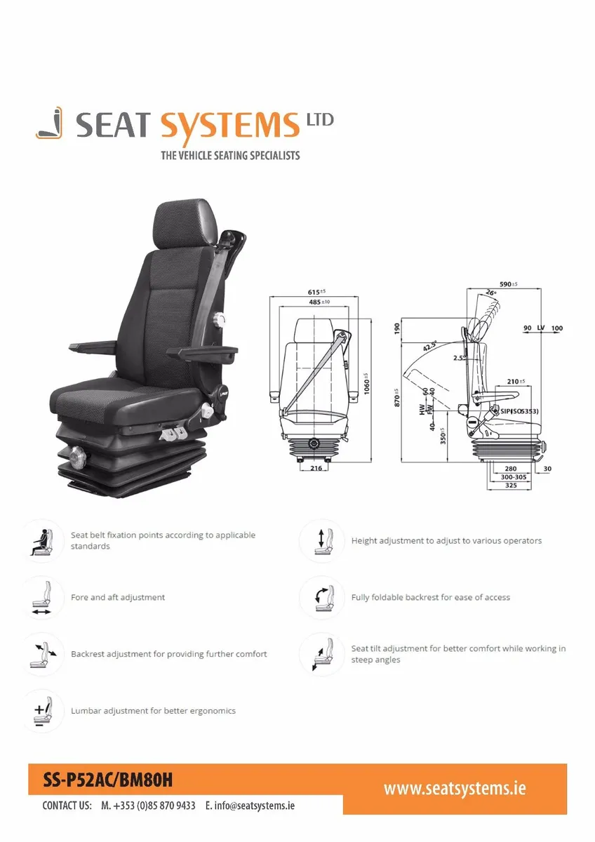 TRUCK SEATS & SEAT SPARES - ALL MAKES! - Image 3