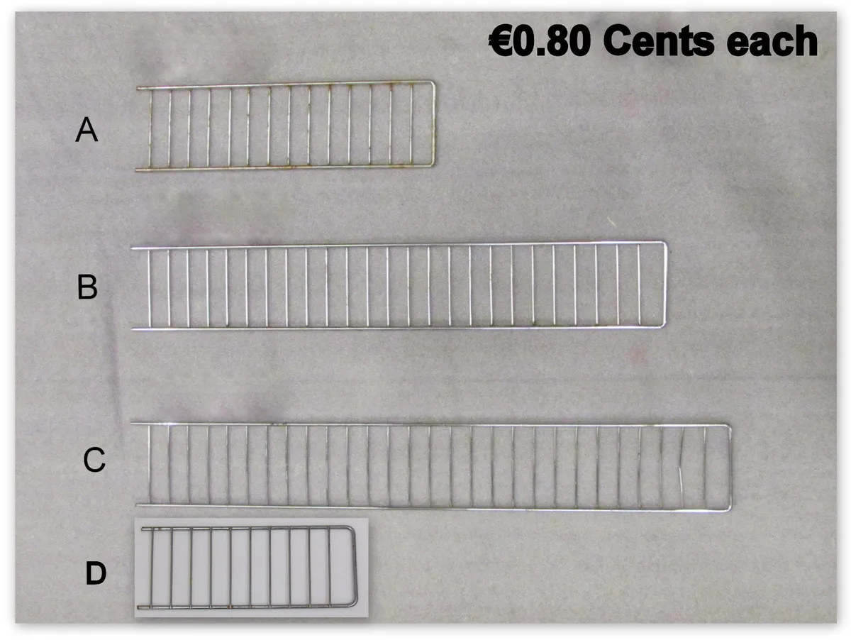 Shop shelf dividers & organisers