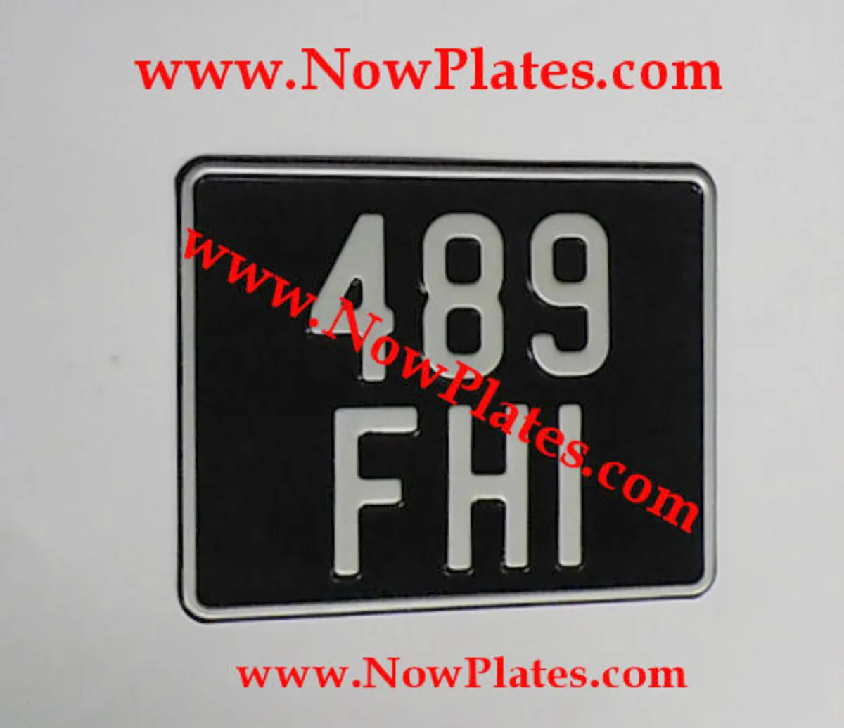 Motorcycle Pressed Number Plates at NowPlates. com - Image 2