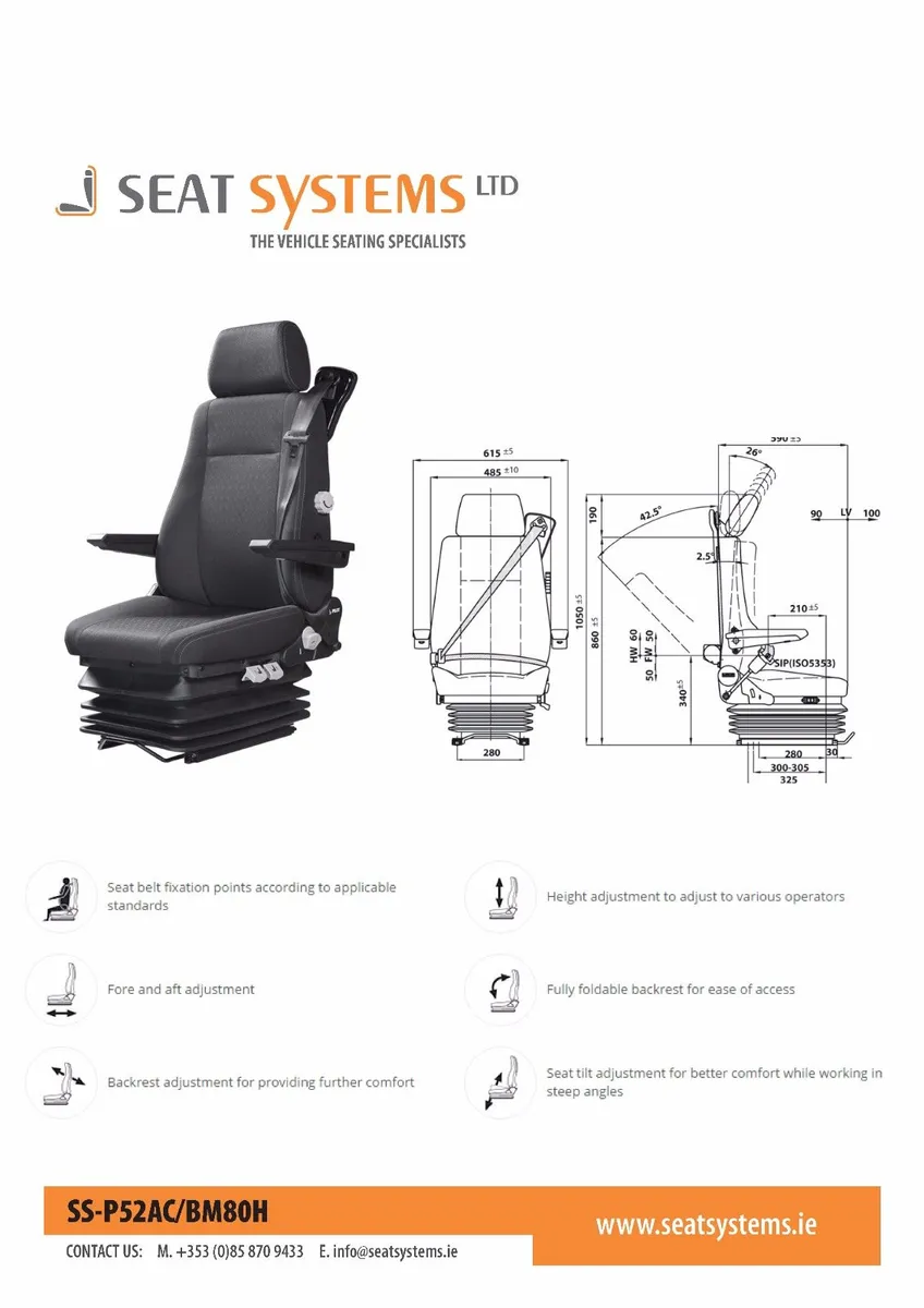 BUS & COACH SEATS & SEAT PARTS -ALL MAKES & MODELS - Image 4