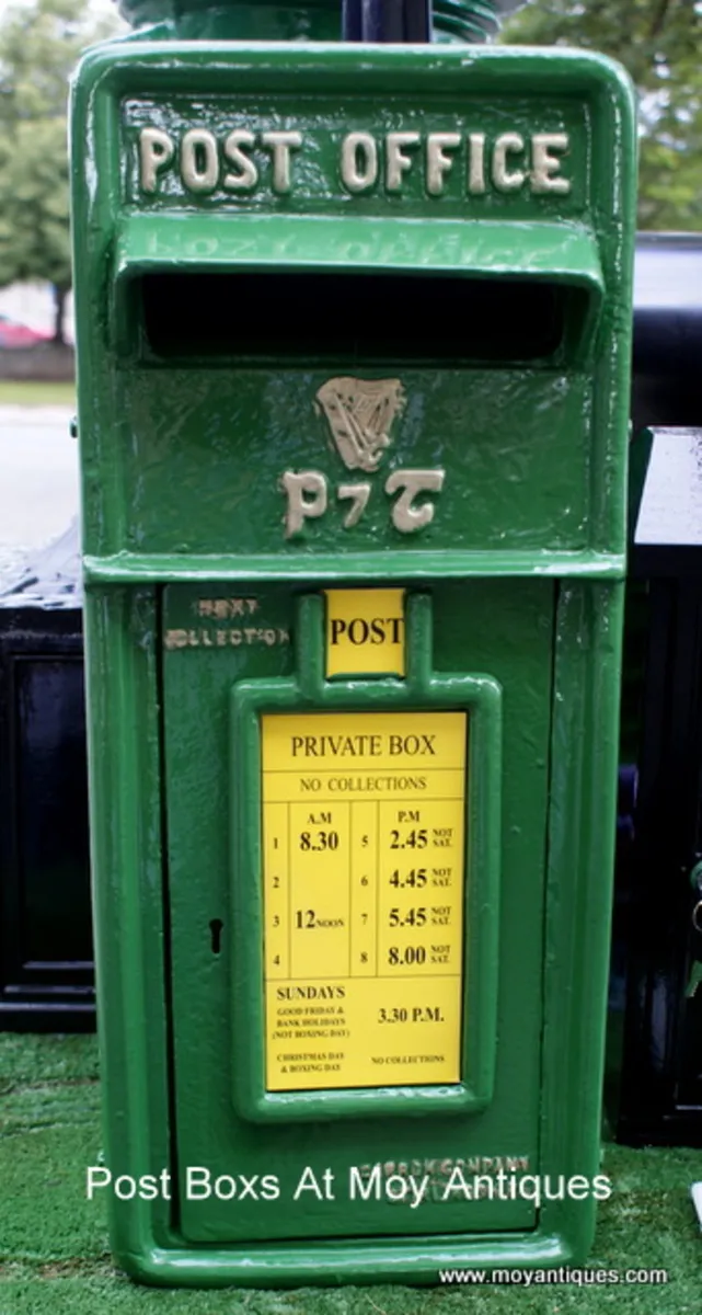 Cast Iron Irish Post Box SAVE 20% with Vat number